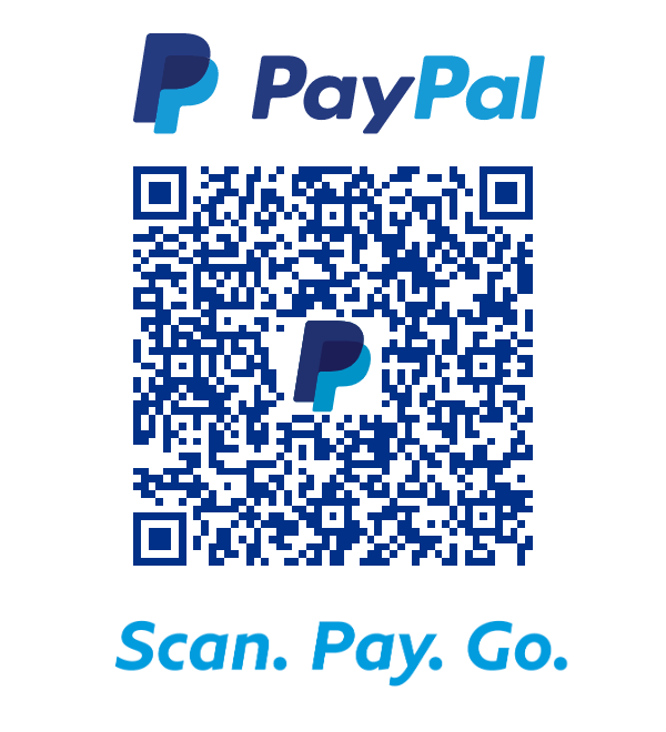 Paypal QR code for Sweater Fish.
